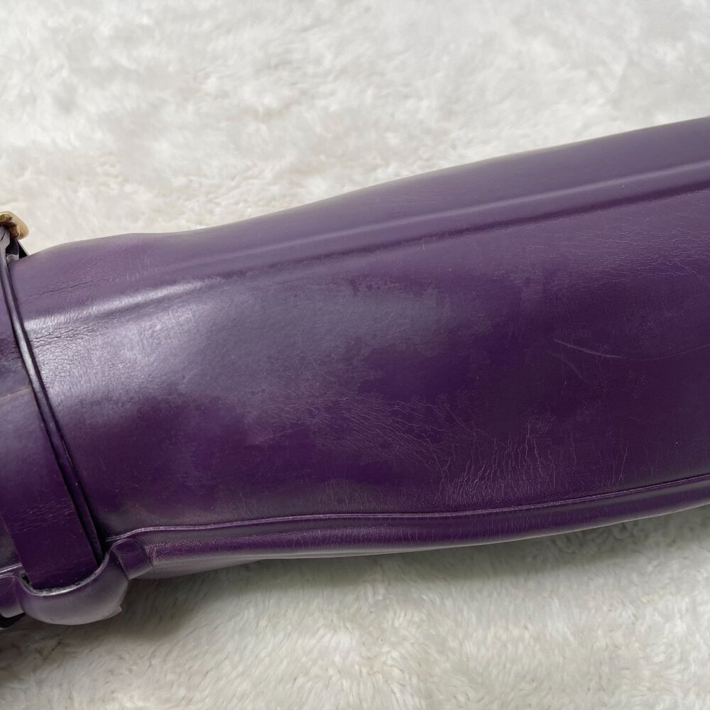 Hunter Women's Purple Andora Mid Calf Pull On Rain Boots Shoes Size 7 - Picture 12 of 16